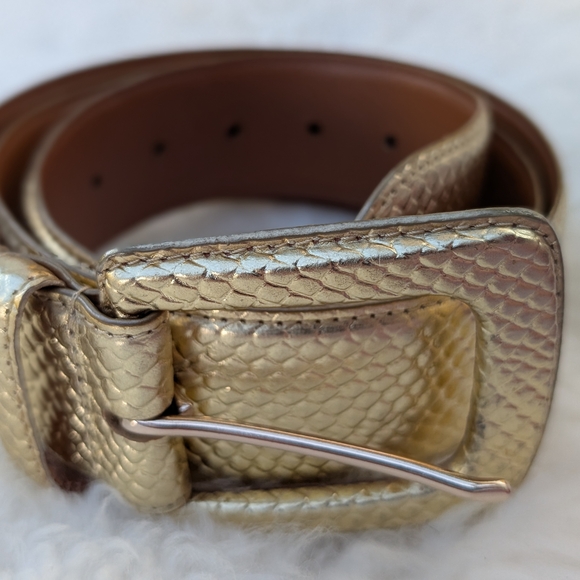 Ralph Lauren Brown Leather Belt - Picture 1 of 12